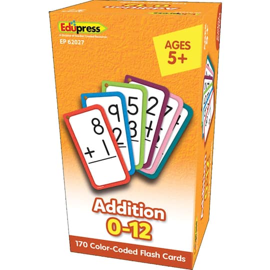 Edupress&#x2122; Addition All Facts 0-12 Flash Cards